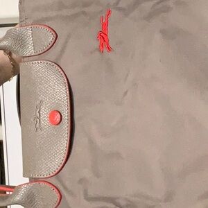 6. Longchamp Taupe Sold As Is Desc In Live No Cancel/returns